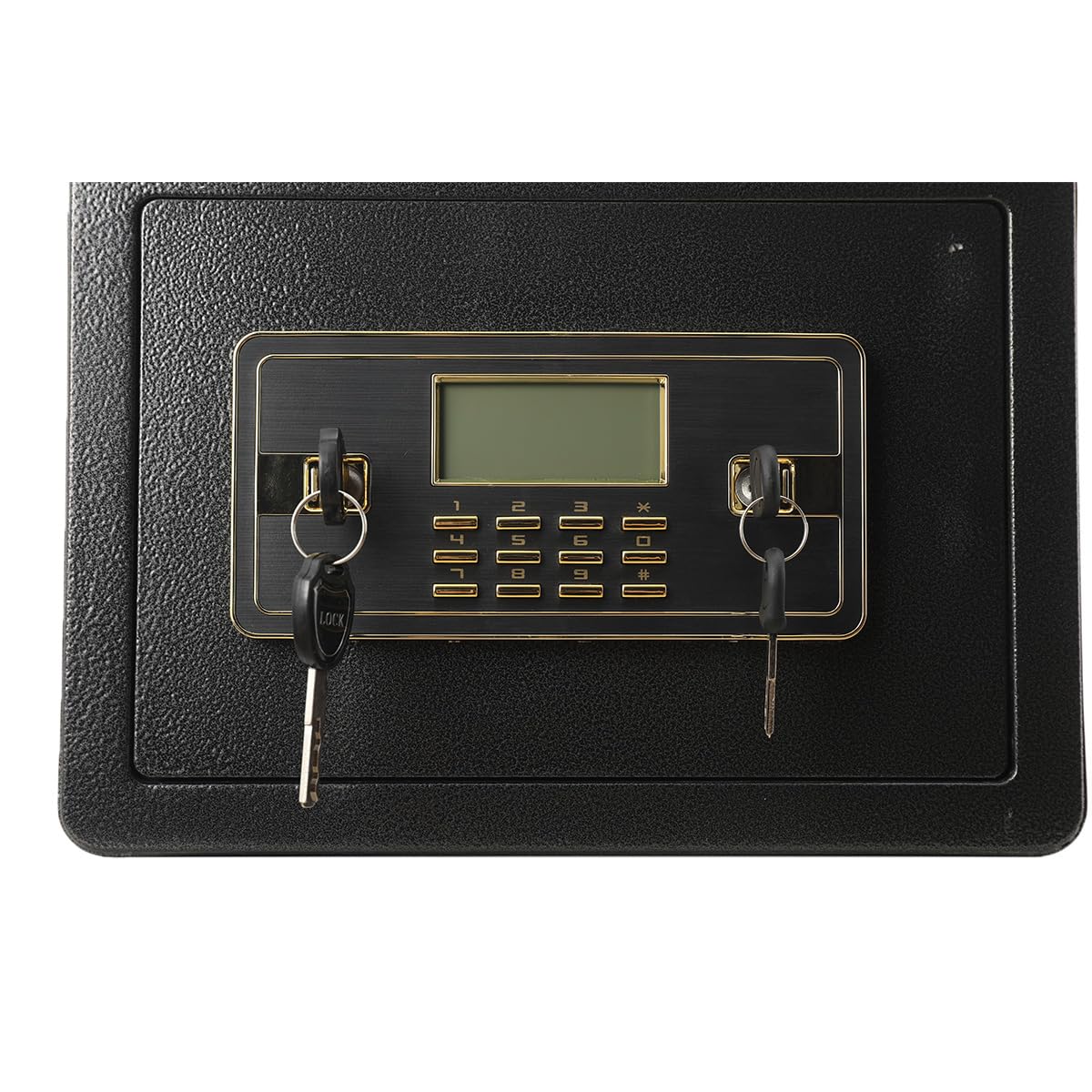 21L Safe Tresor Feuerfest Wasserdicht, Passwort und Schlüssel Doppelversicherung Tresor für Zuhause Feuerfest Wasserdicht mit Herausnehmbarem Innenschrank, 35x25x25cm