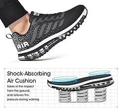 Air Zapatillas de Running para Hombre Mujer Zapatos para Correr y Asfalto Aire Libre y Deportes Calzado1
