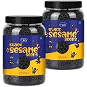 LILA DRY FRUITS Kali Til 1 Kg x 2 Black Sesame Seeds | Premium Raw Kaali Till Seed for Cooking, Baking, Salad Toppings & Daily Healthy Eating Perfect for Laddu, Tilkut, Chikki and Kitchen Use gallery image