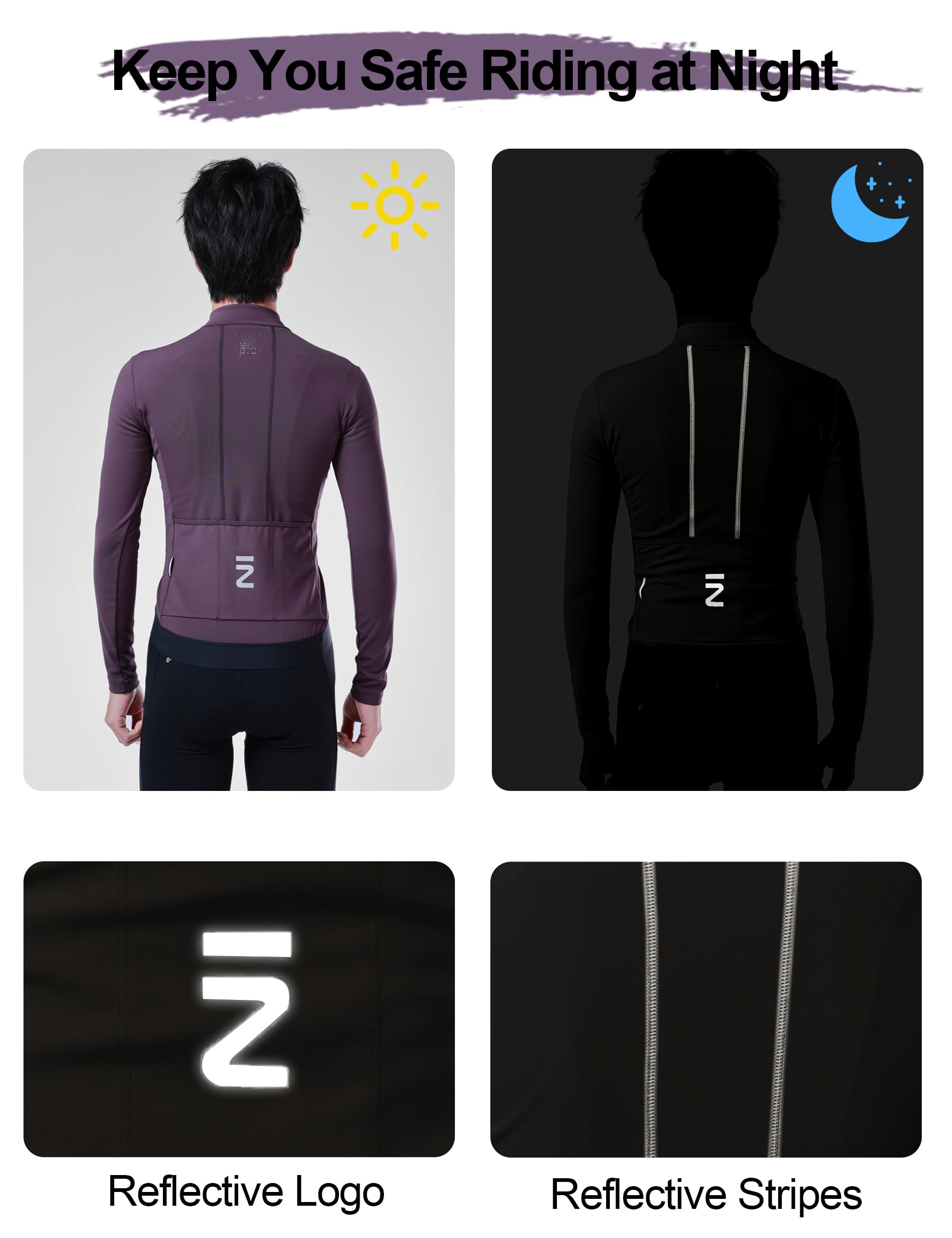 INBIKE FG102 koszulka rowerowa męska, ciepła, z 3 kieszeniami, polarowa, slim fit, bardzo elastyczna, oddychająca