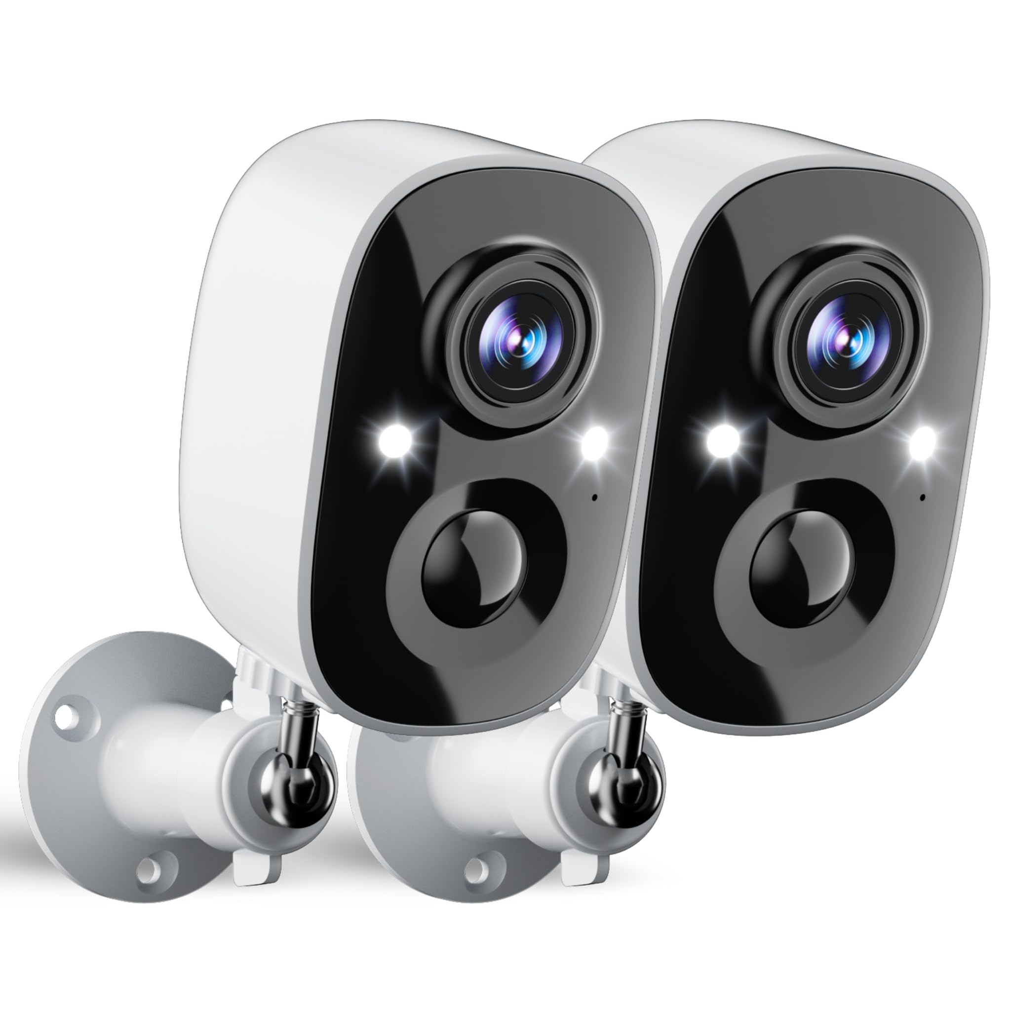 Photo 1 of *** only one camera*** PROWLI Security Cameras Wireless Outdoor, 2.5K WiFi Battery Powered Cameras for Home Security with AI Motion Detection, Color Night Vision, IP66 Weatherproof, 2-Way Audio, SD/Cloud Storage, 2-Pack