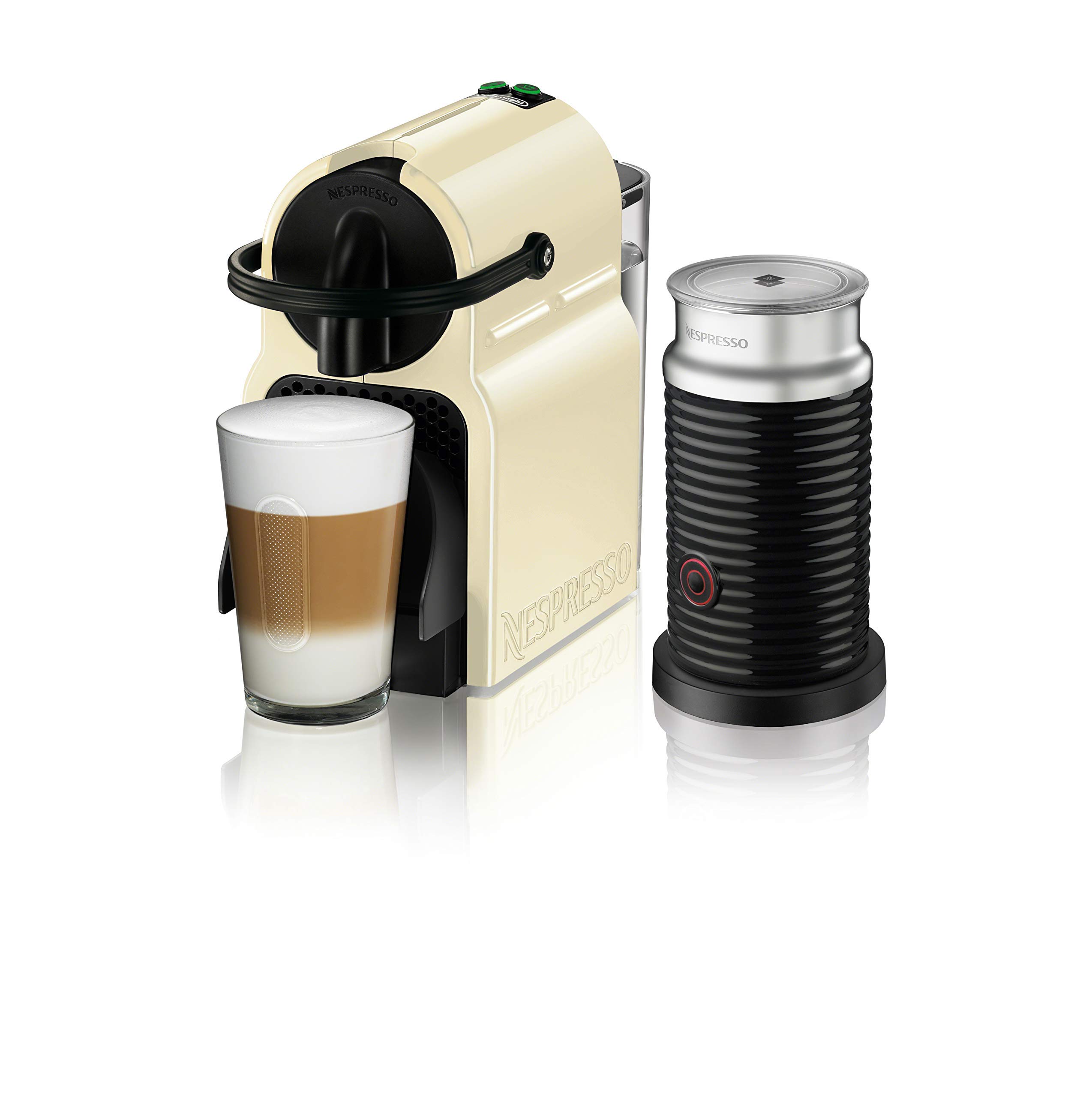 Nespresso by De'Longhi Nespresso Inissia Original Espresso Machine Bundle with Aeroccino Milk Frothe