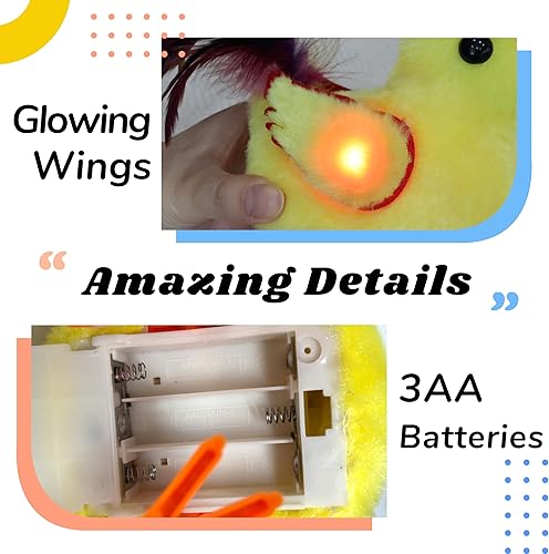 Miniatura 233 de Hopearl - Juguete electrónico interactivo de peluche, mascota con sonidos y movimientos, regalo jirafa animada que camina y mueve la cola