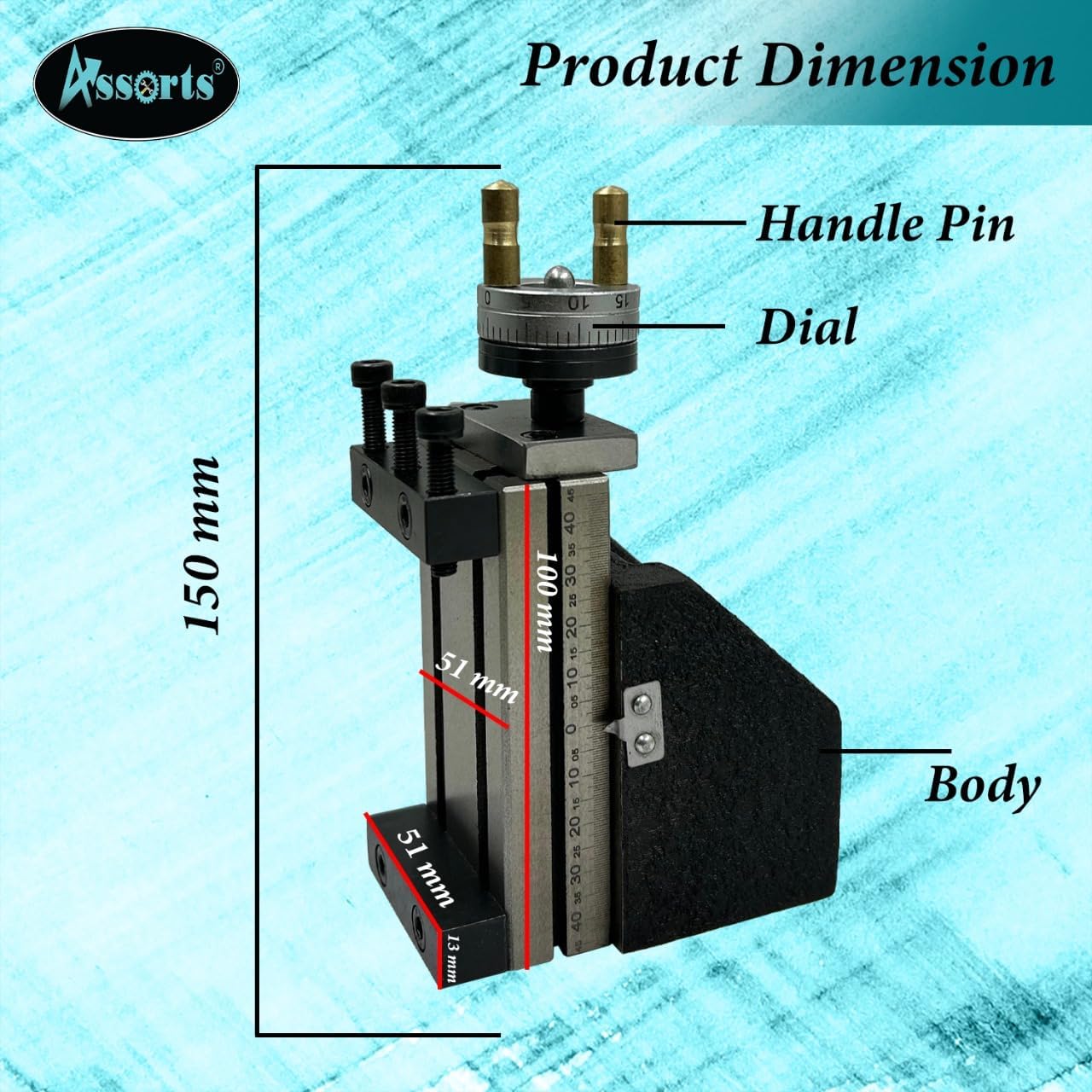 Assorts' Milling Slide Combo For 7 x 14 Mini Lathes Milling Slide, Z Angle Plate & 2" Mini Vice
