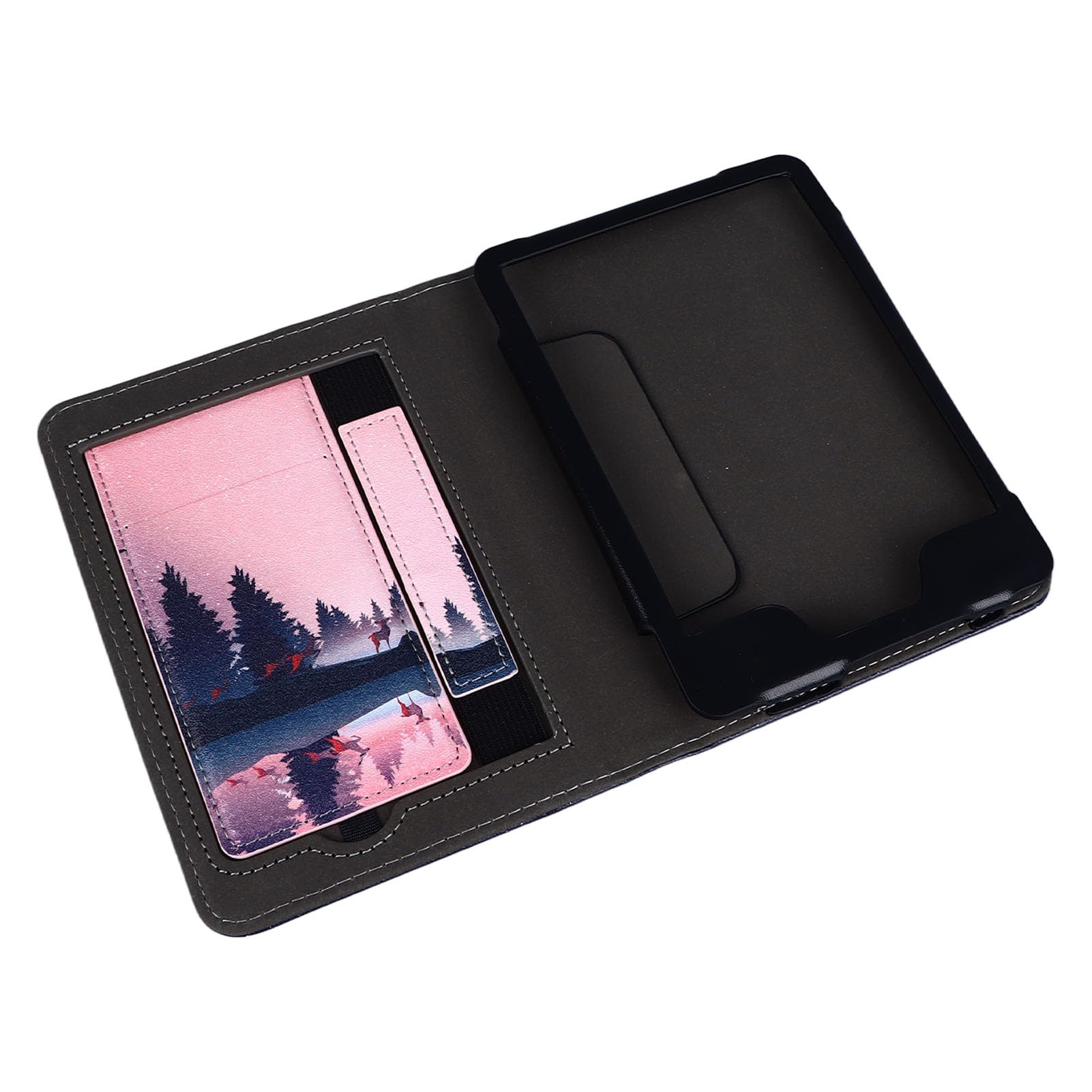 Funda para Lector de Libros, Cómoda Funda Protectora para Libros Electrónicos Resistente a los Arañazos, Correa de Mano con Patrón Exquisito Pintada a Prueba de Polvo, para 11.ª