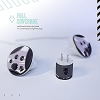 Vista 6 de Easy-to-Apply Skin Sticker Kit Compatible with Meta Quest 3 - Headset Black Cat VR Accessories - Virtual Reality Protective Cover