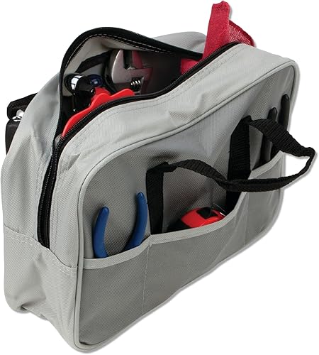 Performance Tool 1472 Bolsa de herramientas de 13 pulgadas resistente y duradera diseño de nailon. Almacena llaves, destornilladores y mucho más