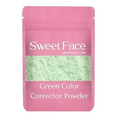 Green Corrector 1 Pound Bag Bulk Refill Resealable Pouch by Sweet Face Minerals Redness Concealer For Face
