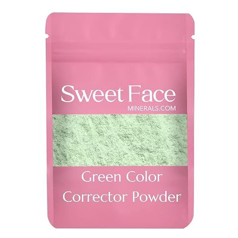 Green Corrector 1 Pound Bag Bulk Refill Resealable Pouch by Sweet Face Minerals Redness Concealer For Face