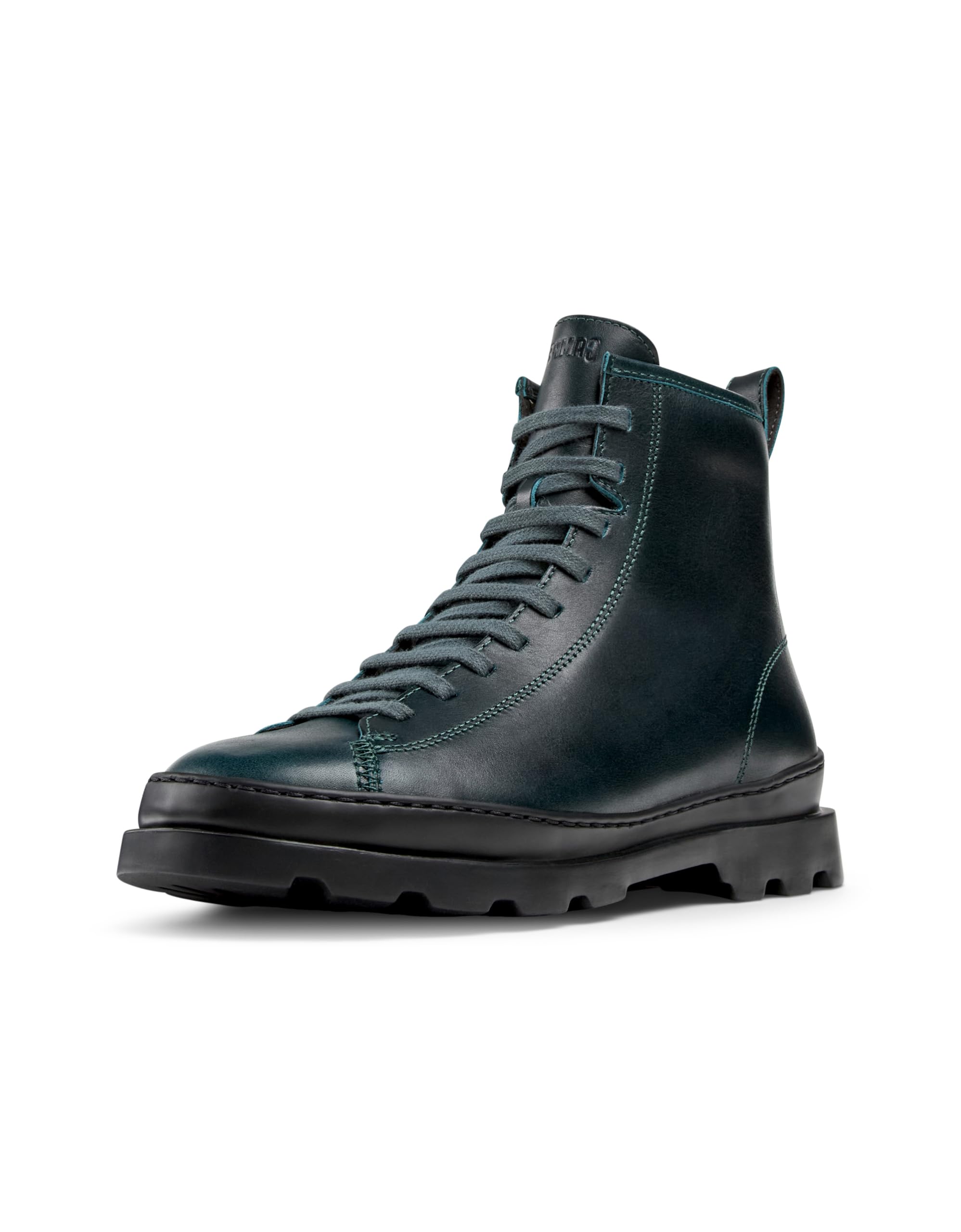 Camper Women's Brutus K400325Medium Lace Boot, Dark Green 048, 2 UK