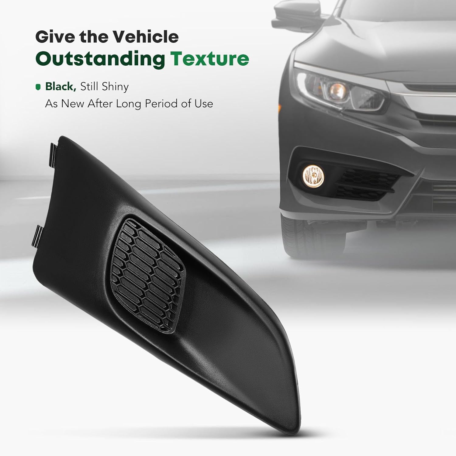 YHTAUTO Fog Light Cover Fits Chevrolet Sonic 2012-2016 Front Bumper Fog Light Bezel Trim Right Passenger Side