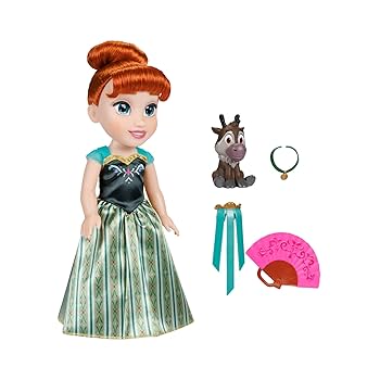あんじゅ　戴冠式ケープ(Disney Frozen Anna ver.) Frozen Disney Anna Doll My Singing Friend Anna & Sven Figure