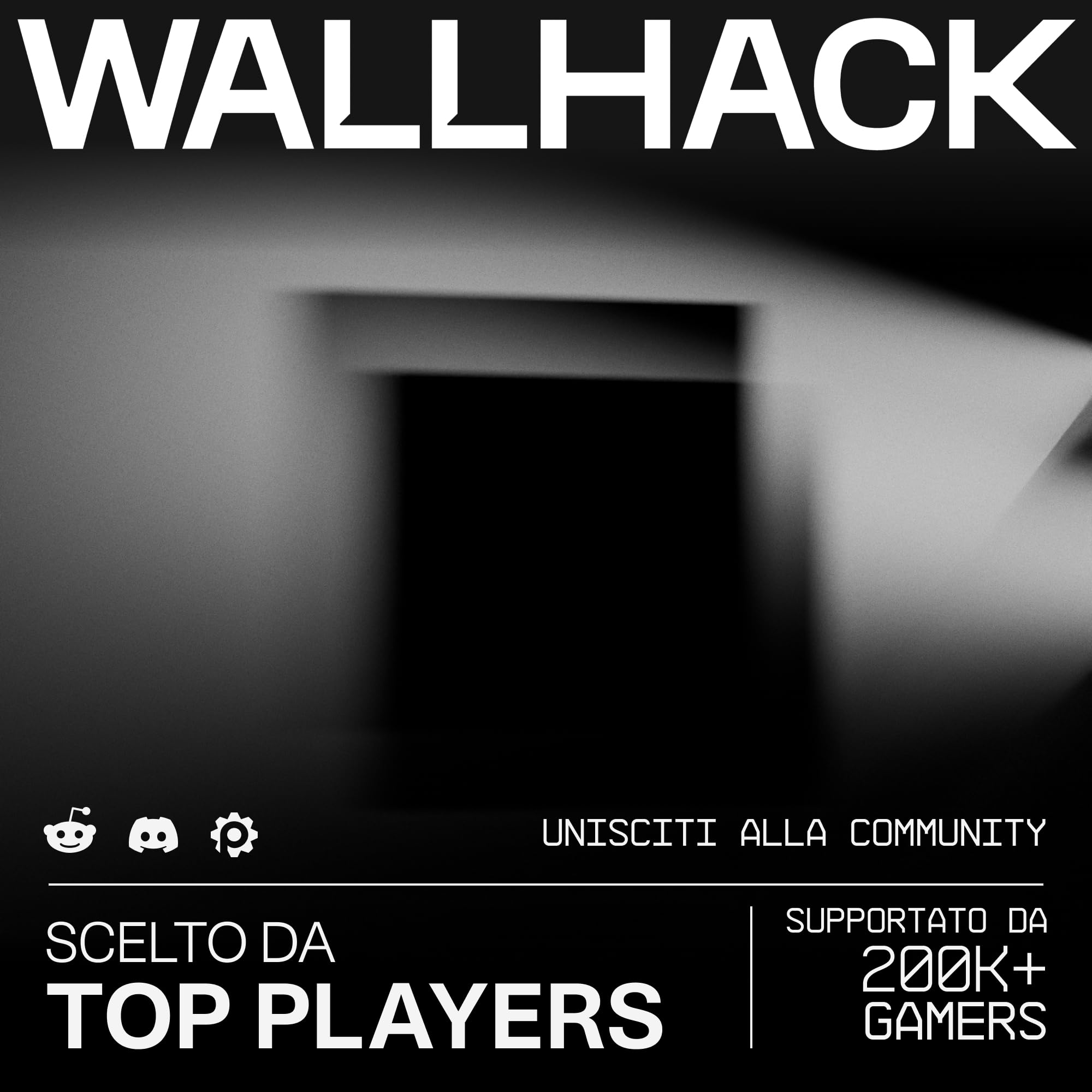 Wallhack SP-005 Tappetino da Gaming in Vetro – Superficie Veloce, Grande Mousepad Esport, Scorrimento Fluido a Bassa Frizione, Vetro Temperato, Ergonomico e Sottile, Durevole e con Custodia | Nero