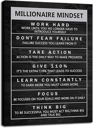 Miniatura 8 de Arte inspirador para pared, diseño de disciplina, sustantivo motivacional, decoración moderna para el hogar y la oficina, lienzo, arte de pared,