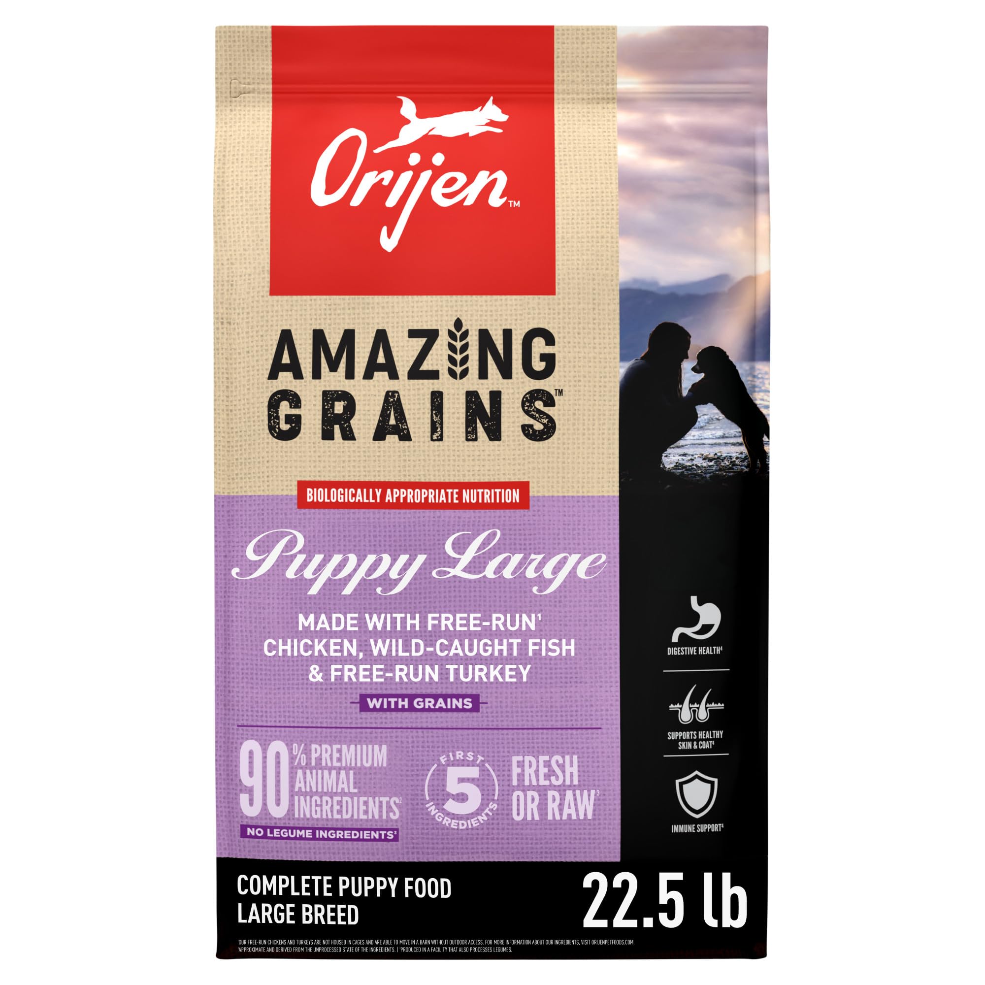 ORIJEN Amazing Grains Large Breed Puppy