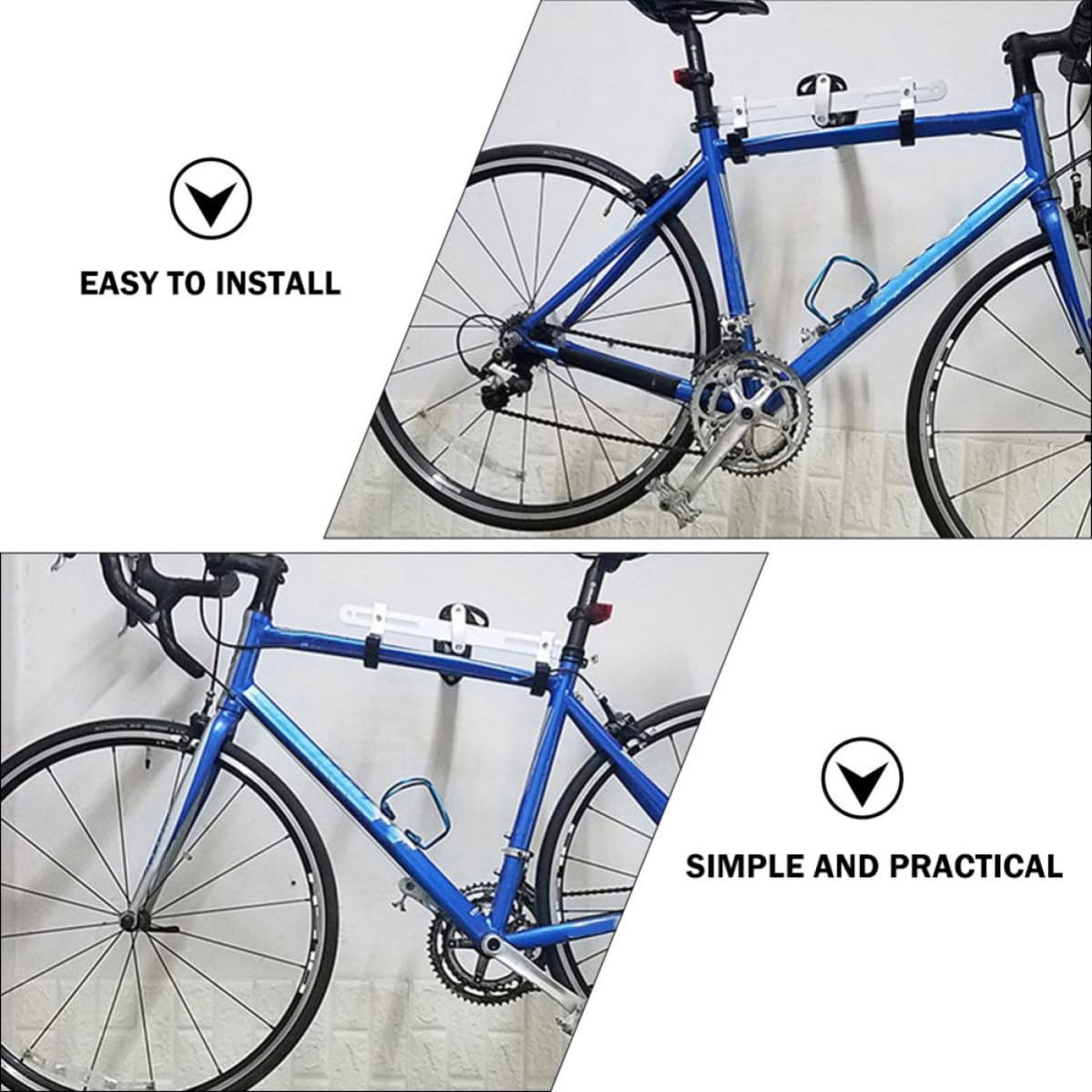 Gancho de Pared Ajustable para Bicicletas Ángulo, Aleación de Aluminio