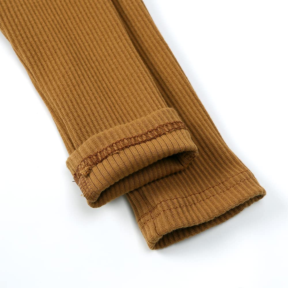 Bebé Niñas Pantalones Largos de Tirantes Recién Nacido Mono de Sin Mangas Cintura Elástica Pull-on Pantalón Casuales Leggings de Color Sólido para Bautizos Niño Pequeña 3-24 Meses