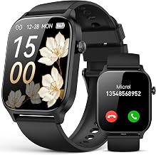 Smart Watch for Men Women- Answer/Make Call, 2024 IP68 Waterproof Fitness Tracker Watch with Heart Rate Monitor Sleep Step Counter Activity Smartwatch for Samsung Andriod iPhone iOS Compatible