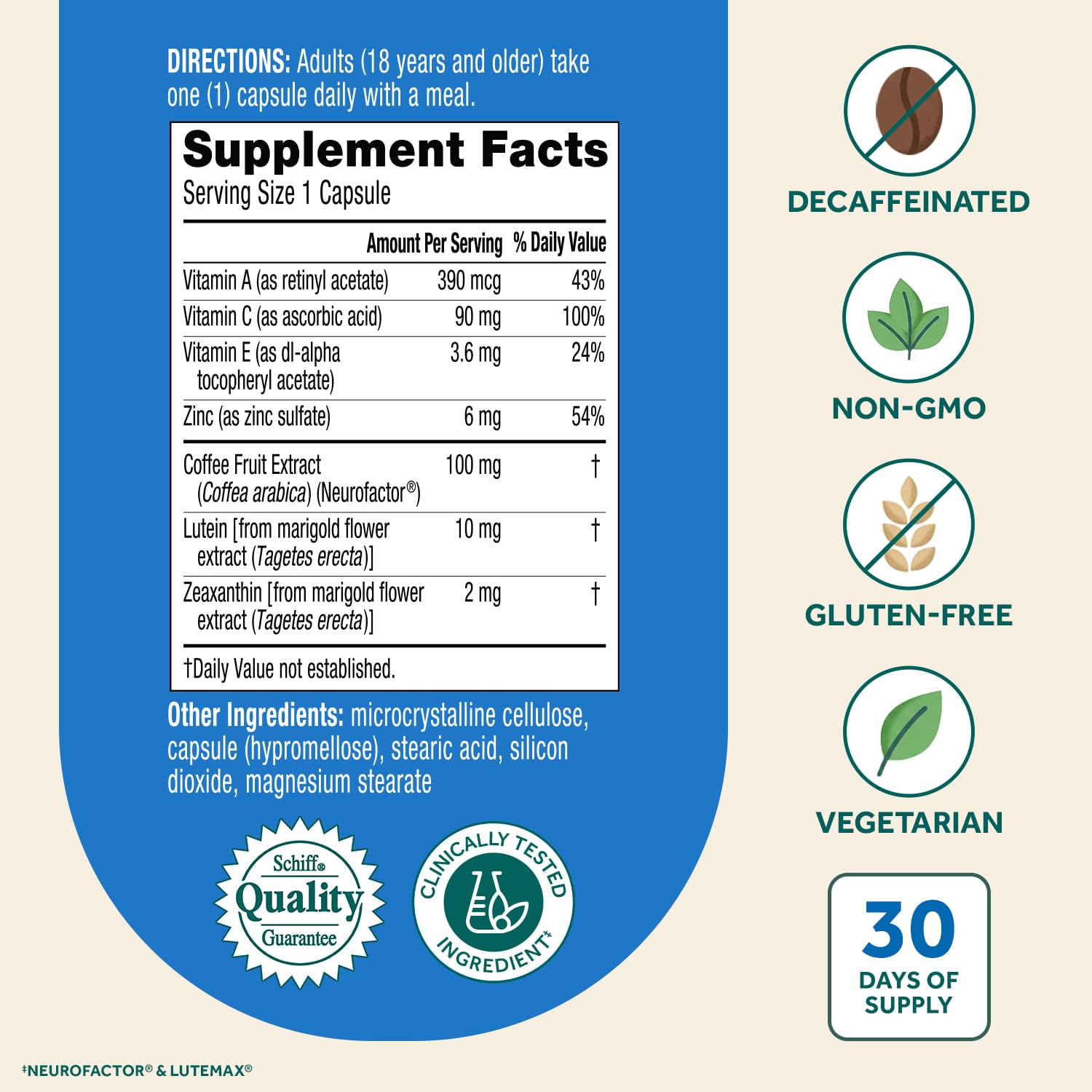 NEURIVA Brain + Eye Supplement - 30 Count Capsules — Amazon image 5