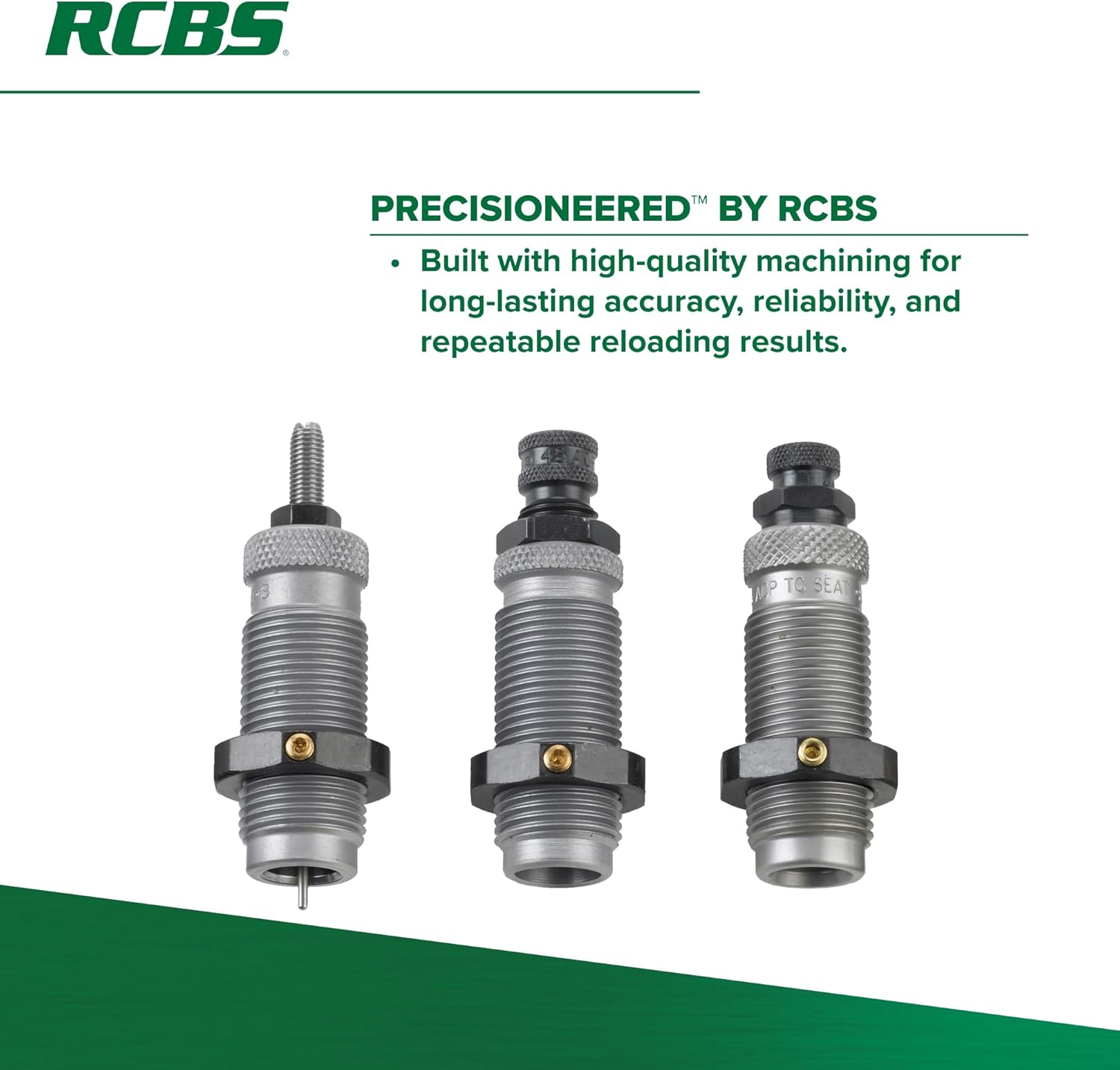RCBS 20415 Carbide 3-Die Set, .380 auto
