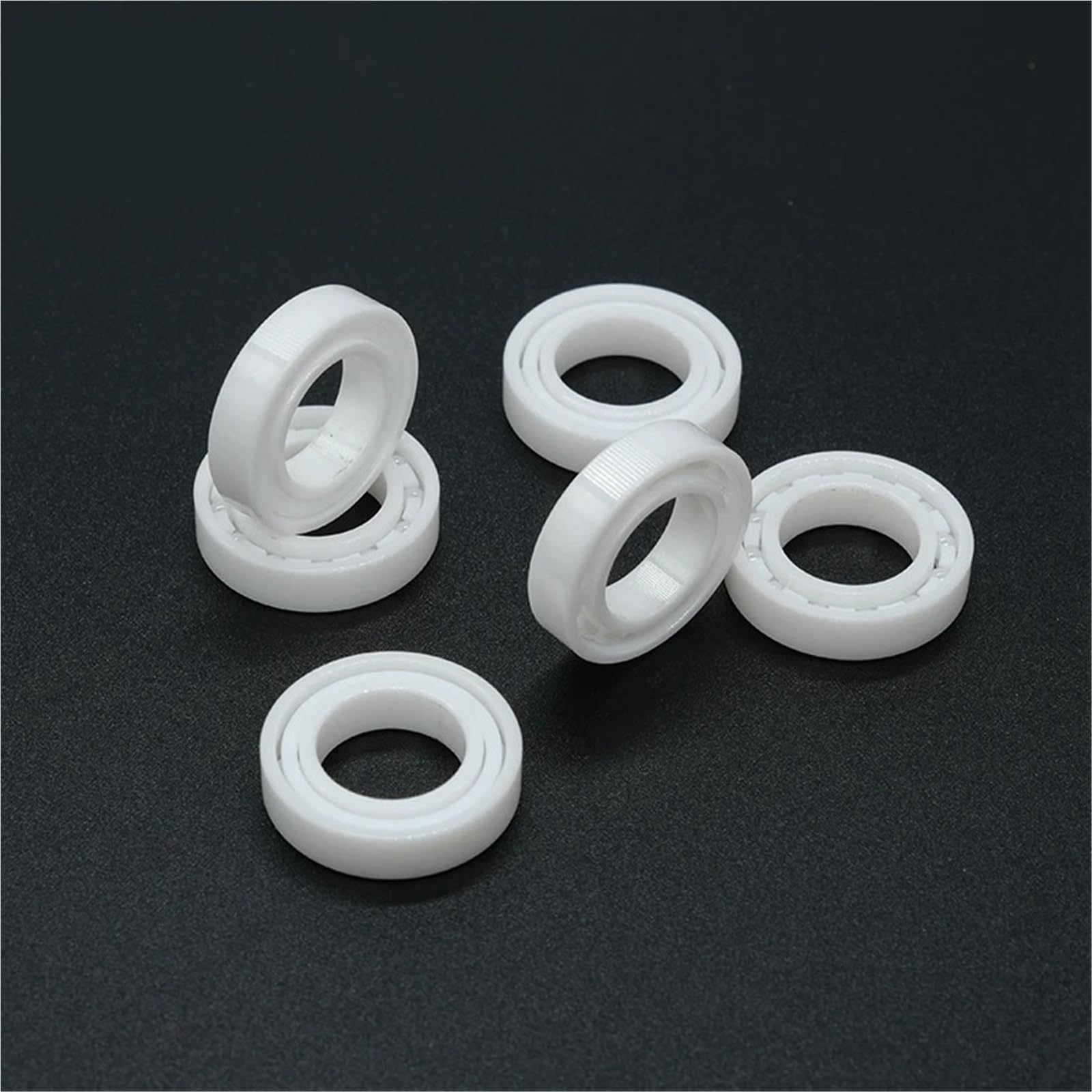 Rodamiento cerámico 6801 sin mantenimiento de bolas 12x21x5mm 5