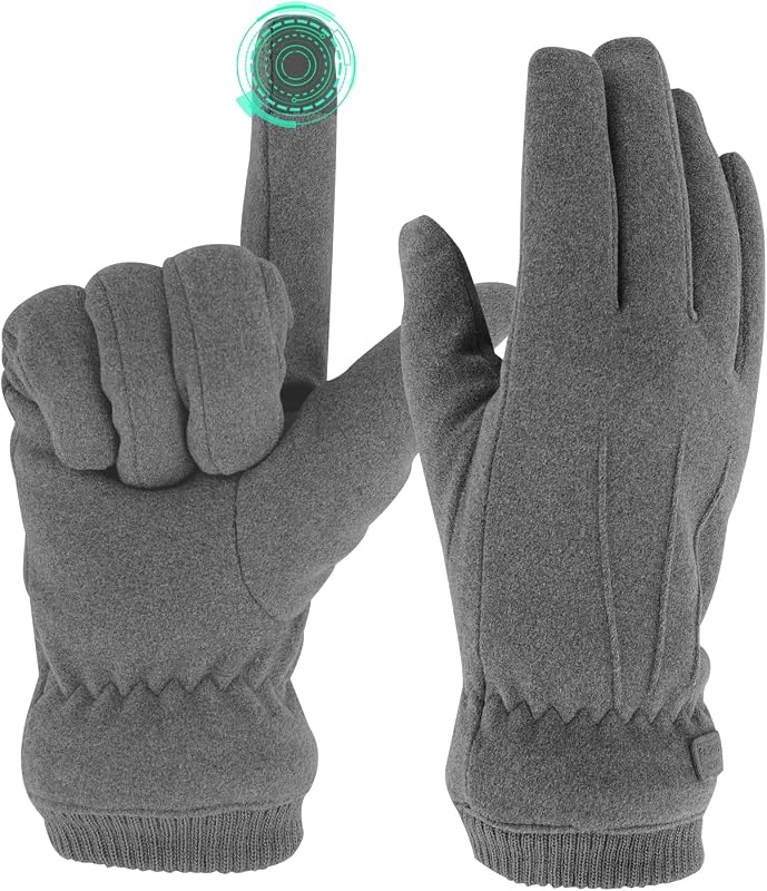 Winter Gloves for Men Women - TouchScreen Warm Fleece Gloves for Driving