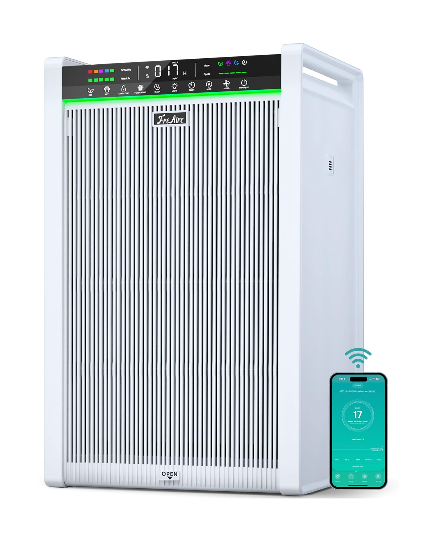 Photo 1 of FreAire Air Purifier 3850 Sq Ft, 450 CFM, Ice White