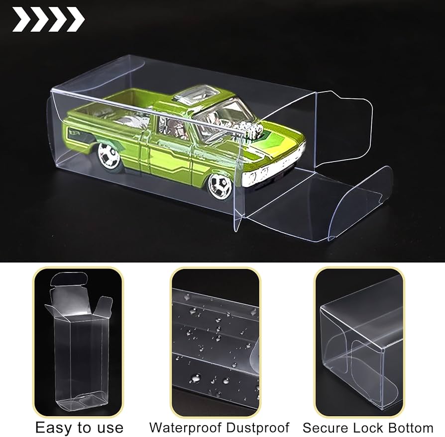 Amazon.co.jp: ホットウィール用クリアディスプレイケース 100個