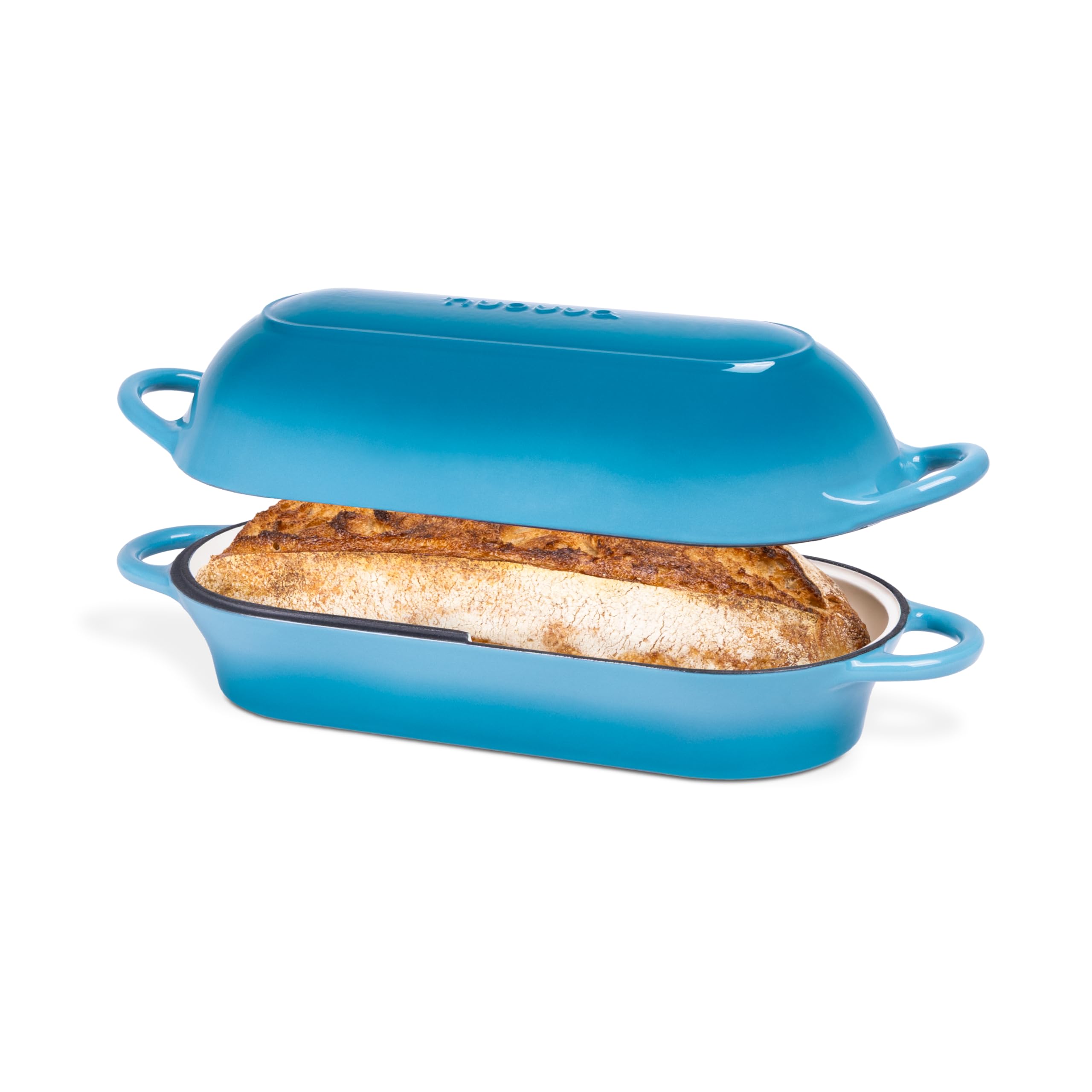 Nuovva Enamelled Cast Iron Bread Loaf Pot