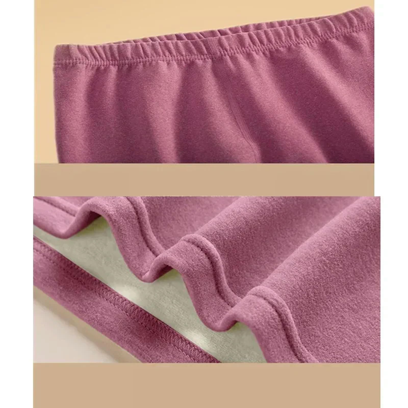 Intimo Termico Doppio Sided Velluto Biancheria Intima Termica per Le Donne Set di Spessore Intimo Autoriscaldamento Bottoming High Collar Top + Pantaloni-Nero-l
