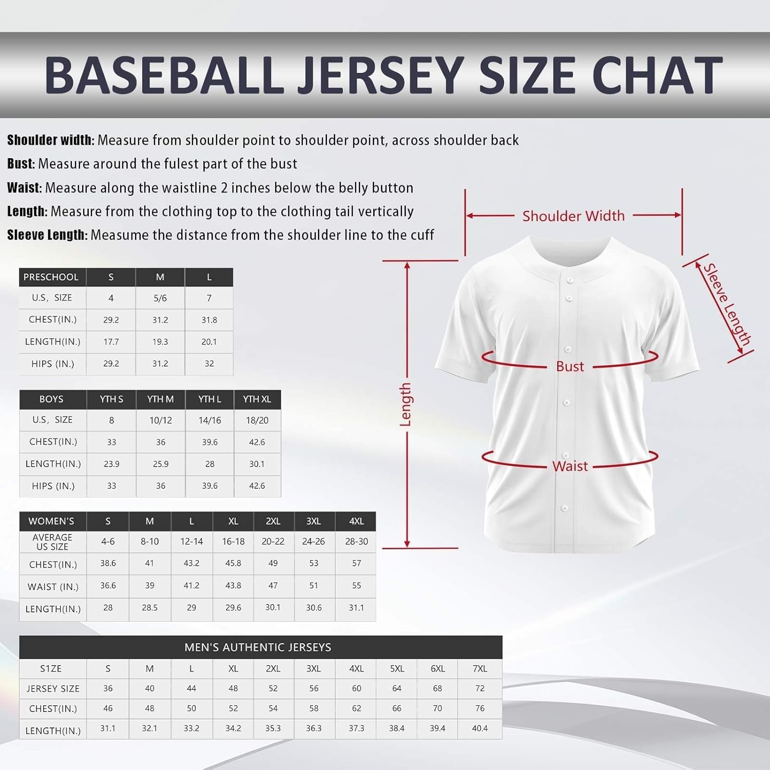 Custom Baseball Jersey Stitched Personalized Name Number Baseball Shirts Sports Uniform for Men Women Boy - Image 5
