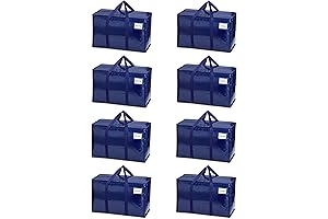 VENO 8 Pack Moving Bags, The Ideal Alternative to Moving Boxes with Different Sizes
