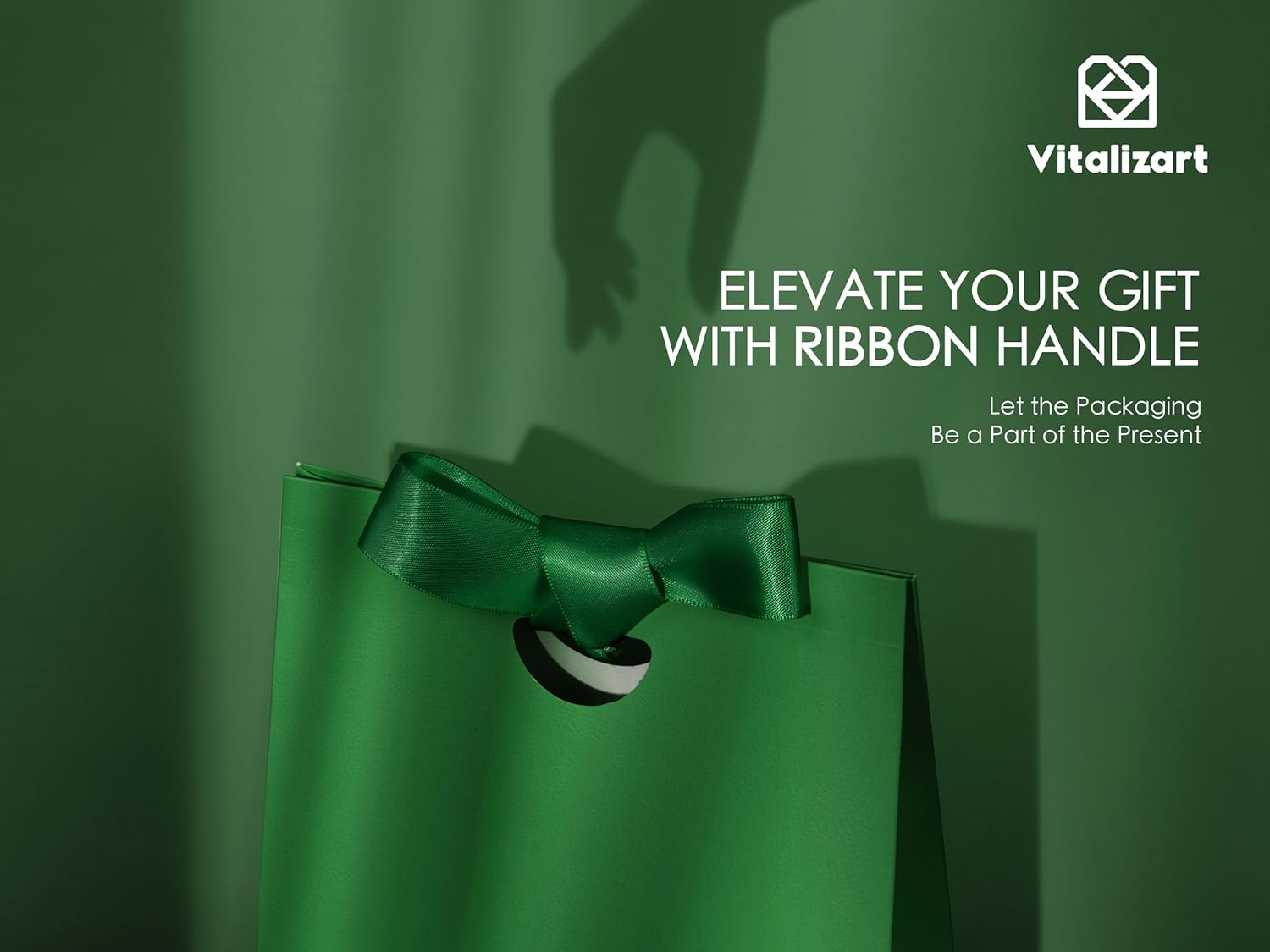 Vitalizart Paper Gift Bags With Ribbon Handles Set of 10 Assorted Colors Bulk Reusable For Gift Wrap Girls Kids Birthday Bridal Shower Party Favors Goodie Bags Candy Christmas 7.87"x3.54"x7.09" Small - Image 5