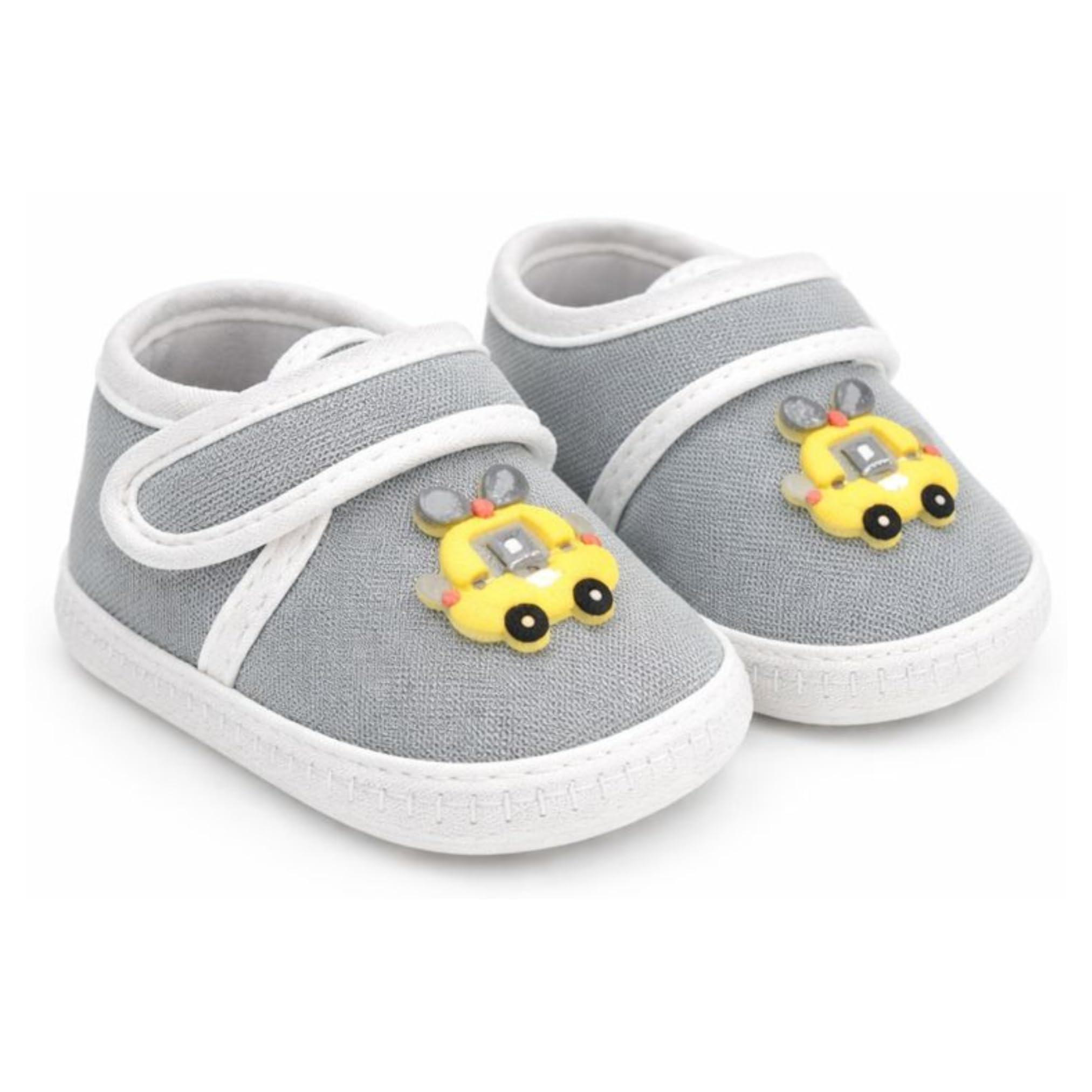 Cotton Baby Shoes for 6-12 Months | Lightweight & Breathable Booties with Flexible Anti-Skid Sole | Casual Shoes for Baby Boys & Baby Girls-image-39