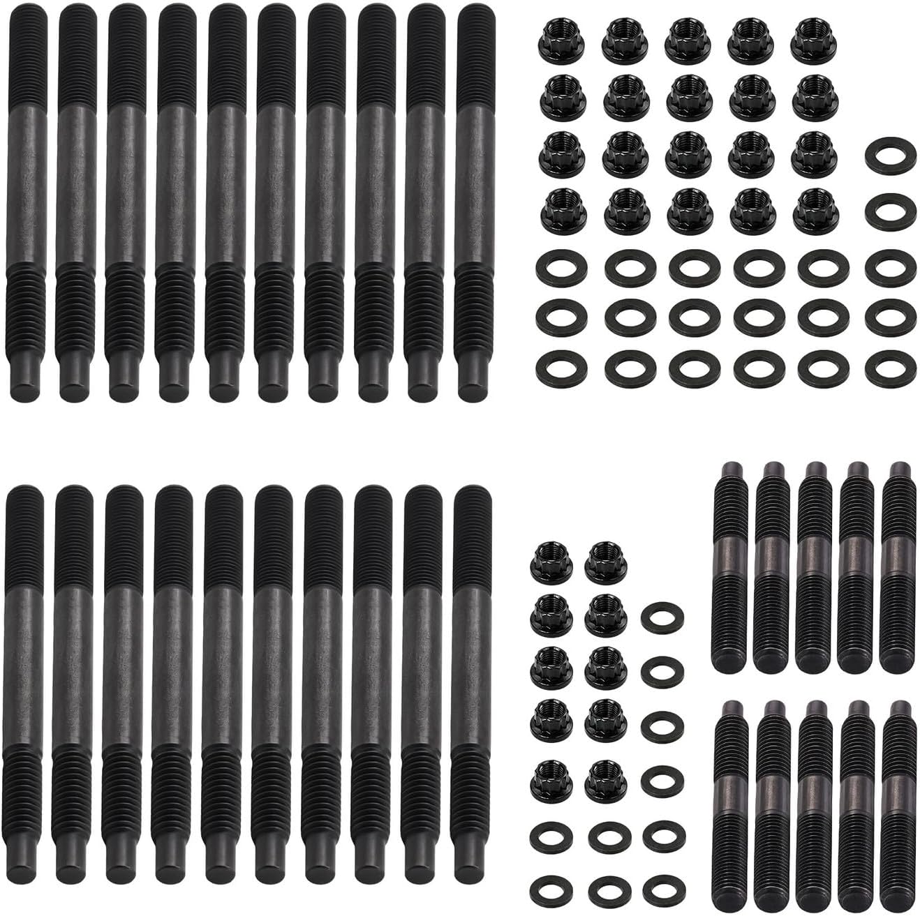 12-Point Cylinder Gasket Head Stud Bolt Kit for LS1 LS6 4.8L 5.3L 5.7L 6.0L Engines 234-4345