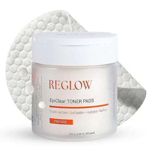 ReGlow EpiClear Toner Pads – Exfoliating Facial Pads with PHA,