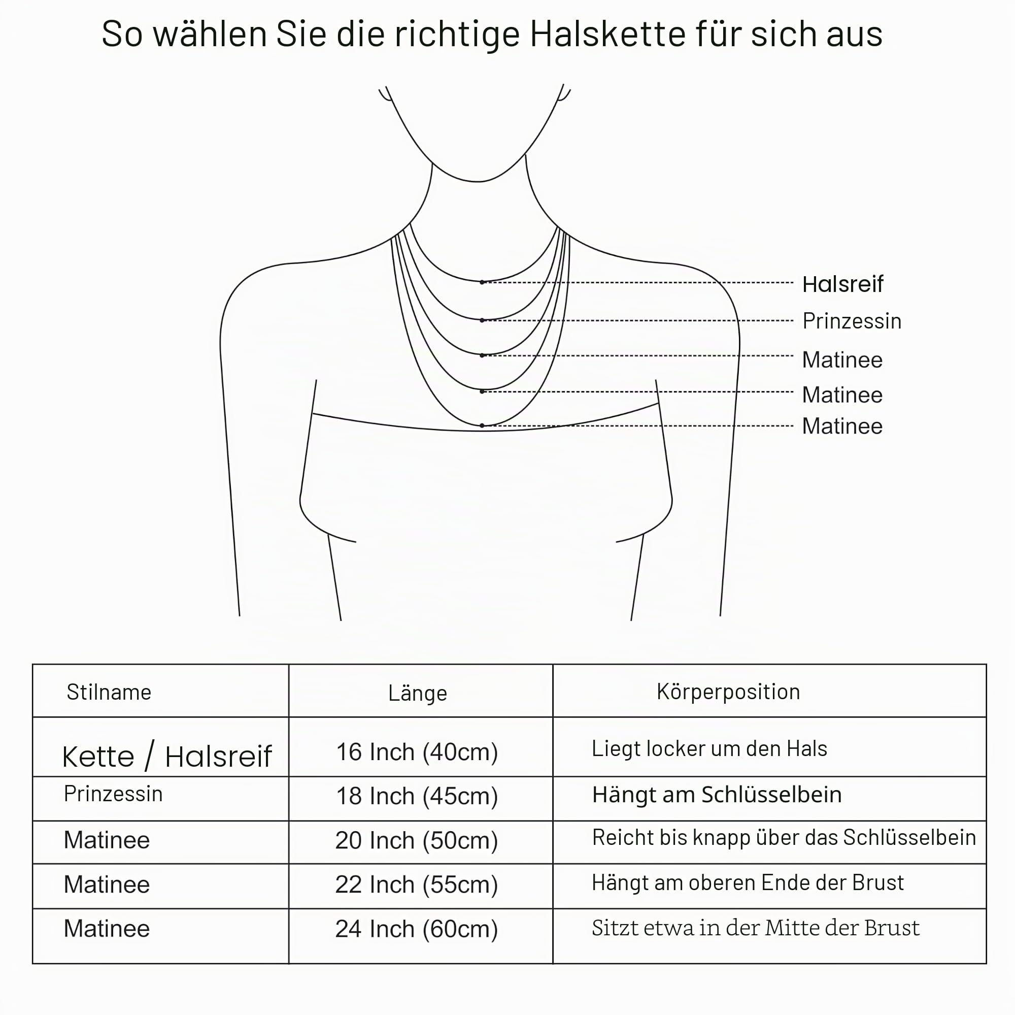 Sterlingsilber, italienischer Schmuck, 3 mm, 3,5 mm, 4,5 mm, Büroklammer, Gliederkette, Halskette für Teenager, Frauen und Männer, 16, 18, 20, 24 Zoll