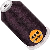 Vista 80 de New brothread - Bobina única de 5000 m de hilo de poliéster para máquina de bordar 40WT para máquinas comerciales y domésticas - Marigold