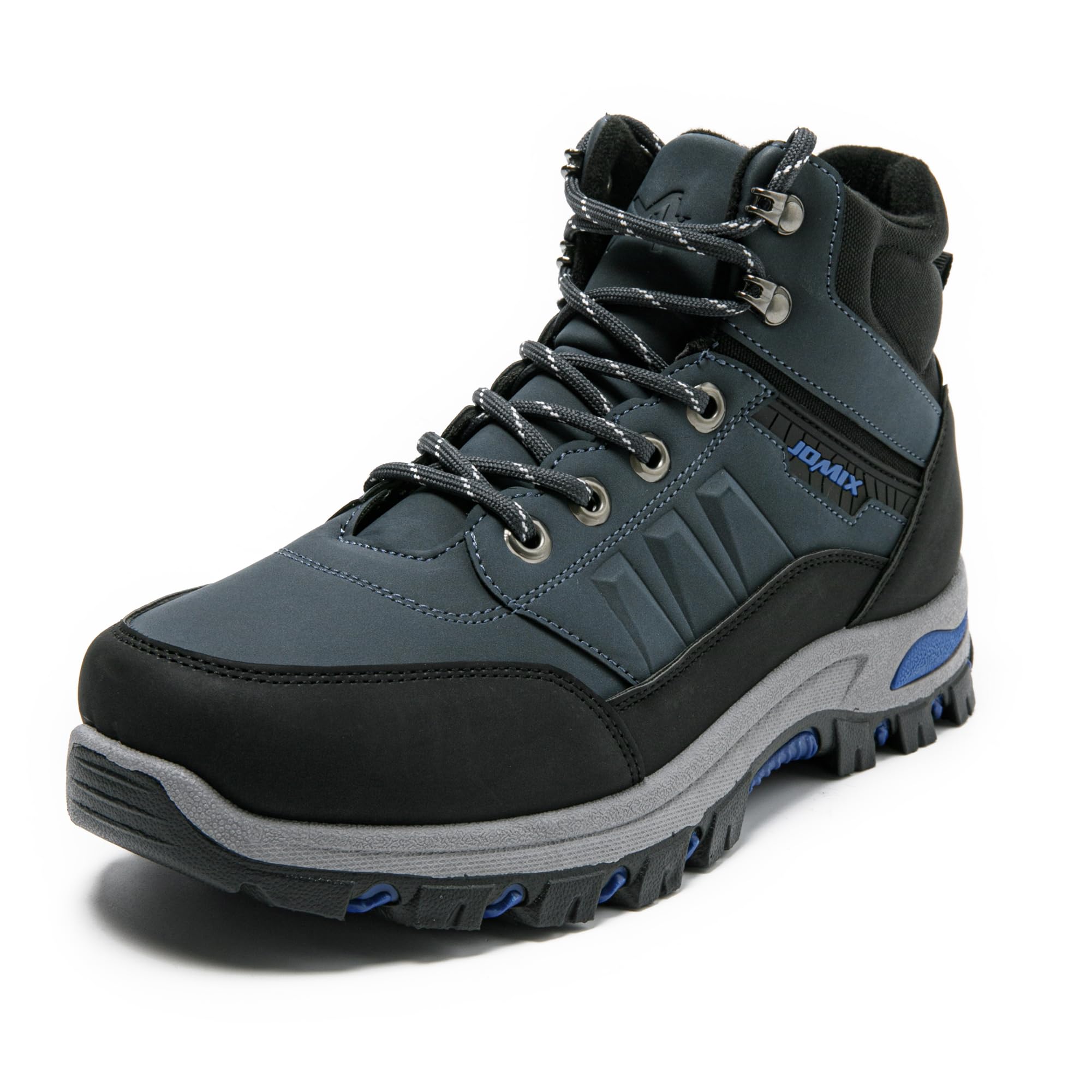JOMIX Scarpe Trekking Uomo Invernali Antiscivolo Scarponcini da Montagna Hiking Outdoor Leggeri e Resistenti Scarpe Uomo Caviglia Alta per Escursionismo Campeggio e Casual