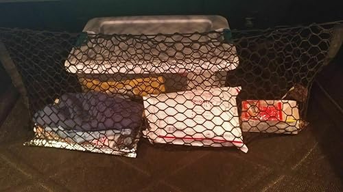 Miniatura 6 de EACCESSORIES EA Red de carga organizadora de maletero para Mercedes-Benz Clase GLC 2016-2022  Red de carga estilo sobre para SUV  Organizador de