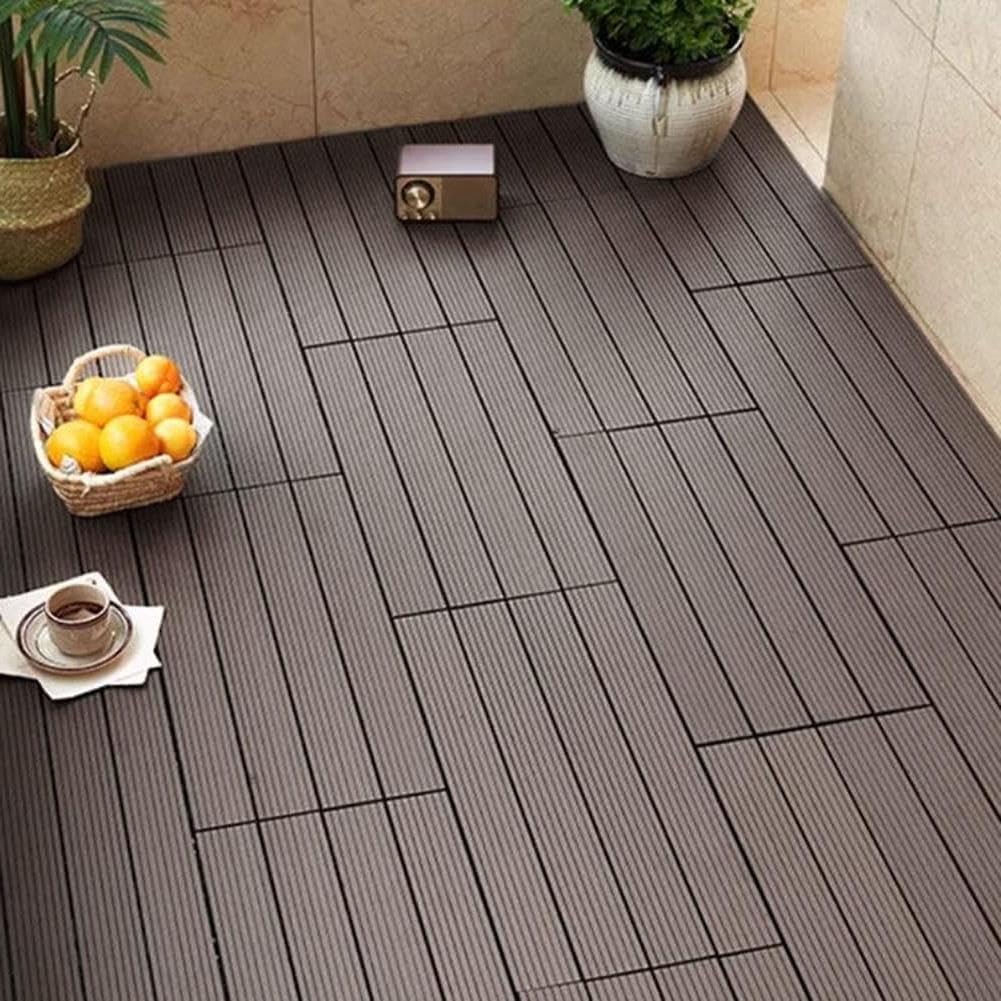 60x30 cm Terrassenfliesen Wasserdichter Holzoptik Terrassenplatten