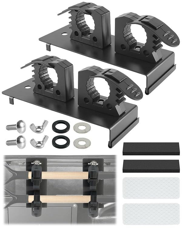 Bed Rail Tool Mount Brackets Compatible with Toyota Tacoma Truck by MQHXUY - Used condition - US$27.35