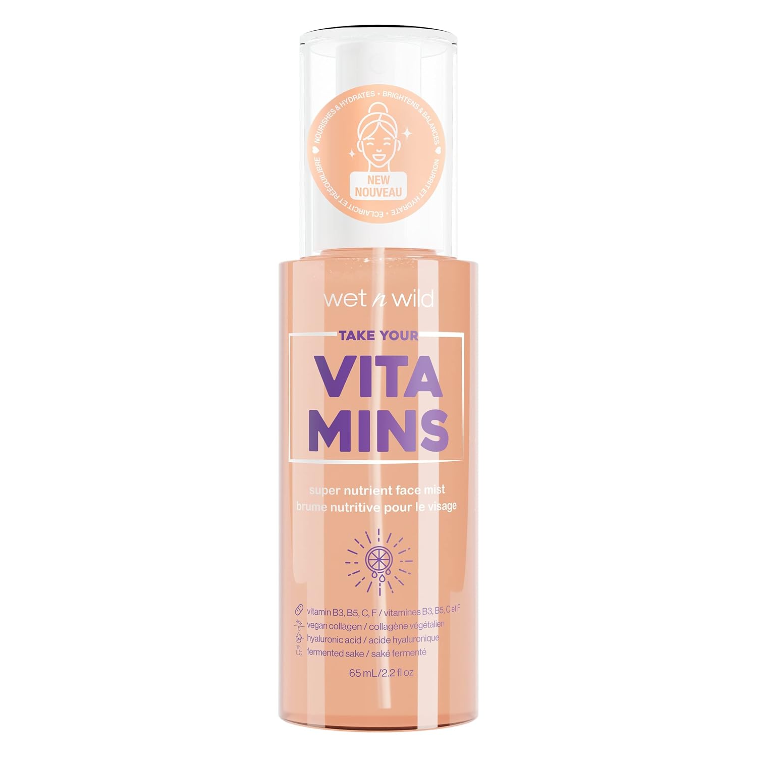 Wet n Wild Take Your Vitamins Super Nutrient Face Mist Clear Take Your Vitamins 1114736 : Everything Else