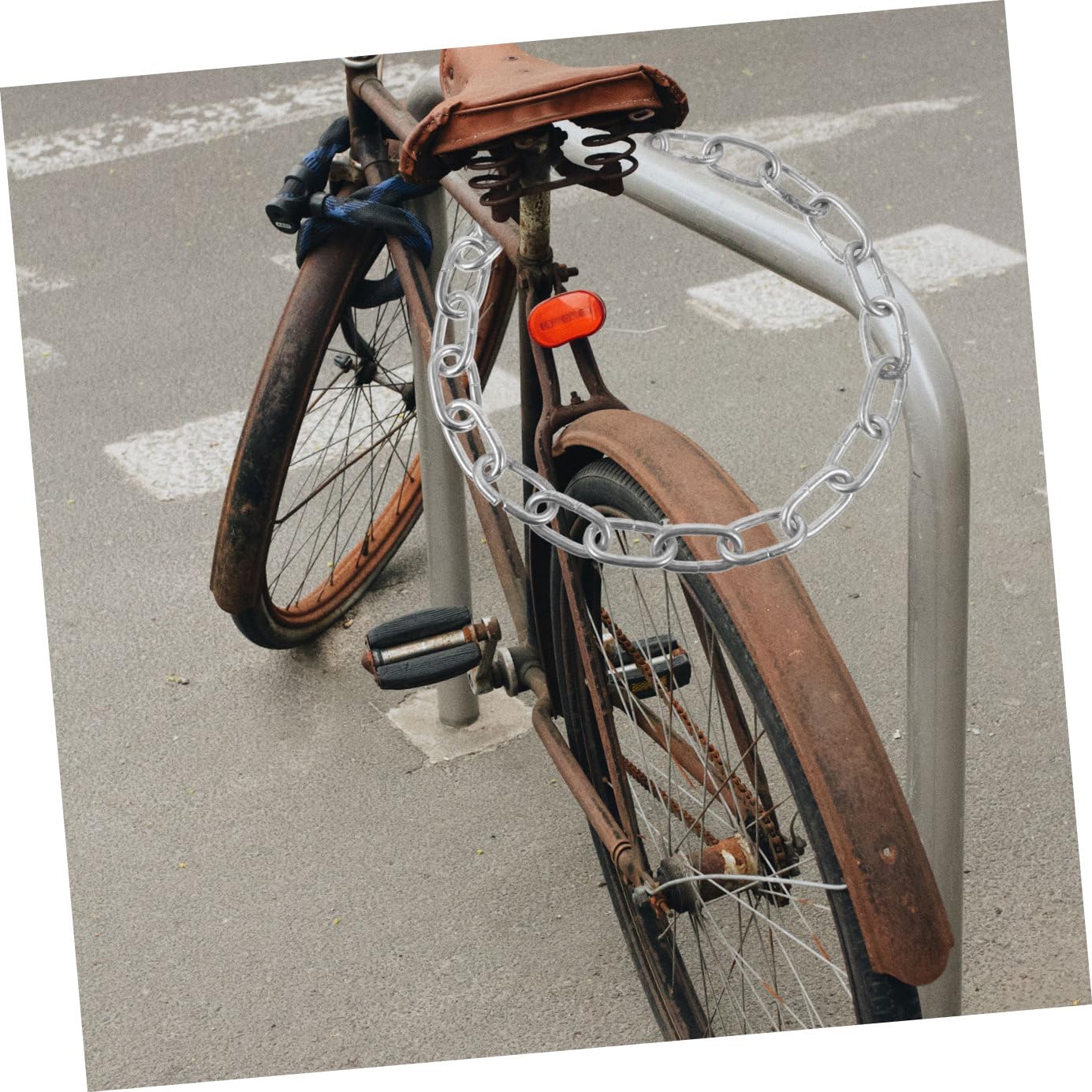 BESTonZON Cerradura De Cadena Antirrobo Para Bicicleta Candado De Seguridad Resistente Para Ciclismo Urbano Cadena De Llave Protección Contra Robos