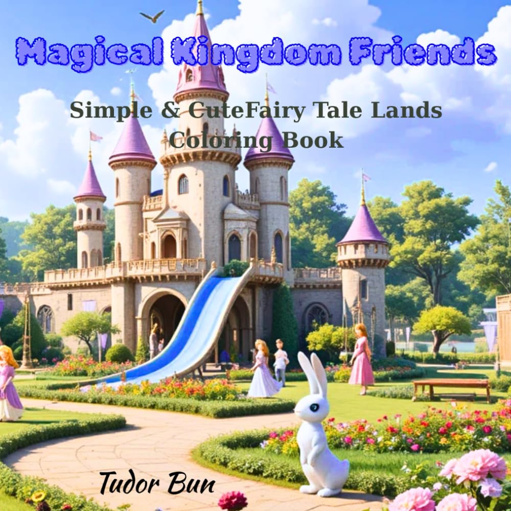 Magical Kingdom Friends: Simple & Cute Fairy Tale Lands Coloring Book