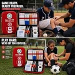 First Aid Kit - 400 Pieces, 2-in-1 Survival Kit, Portable Emergency first aid Kit, Waterproof Hard Case for Camping, Sports, Outdoors, first aid items for multipurpose use by TRITFIT SPORTS
