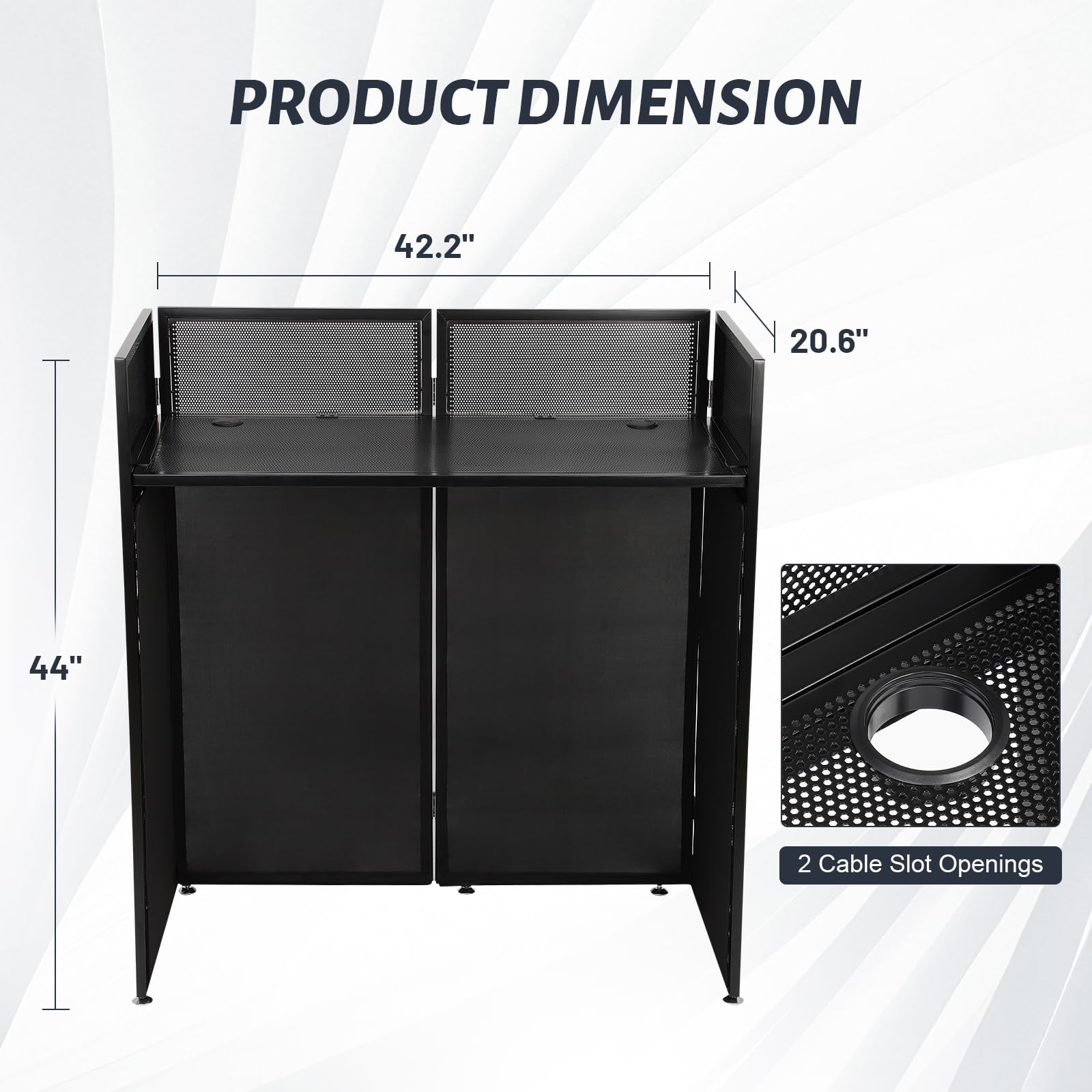 Amazon.com: Portable DJ Booth Table Station 44