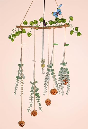 Miniatura 6 de 24 tallos de eucalipto artificiales de 14.56 pulgadas, hojas de eucalipto, decoración de eucalipto, ramas de vegetación sintética, flores falsas