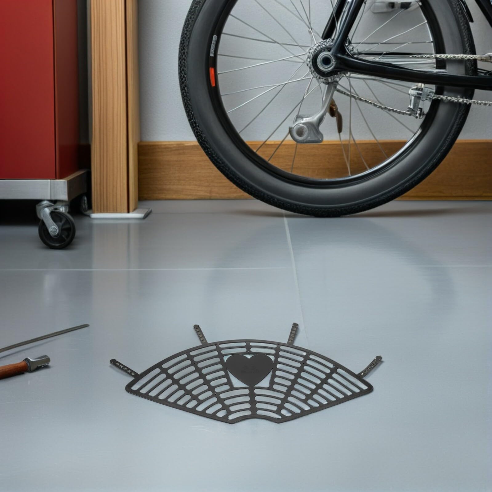 STOBAZA Filet de Protection Roue Arrière Vélo Électrique Garde Sécurité Compatible Montage Facile