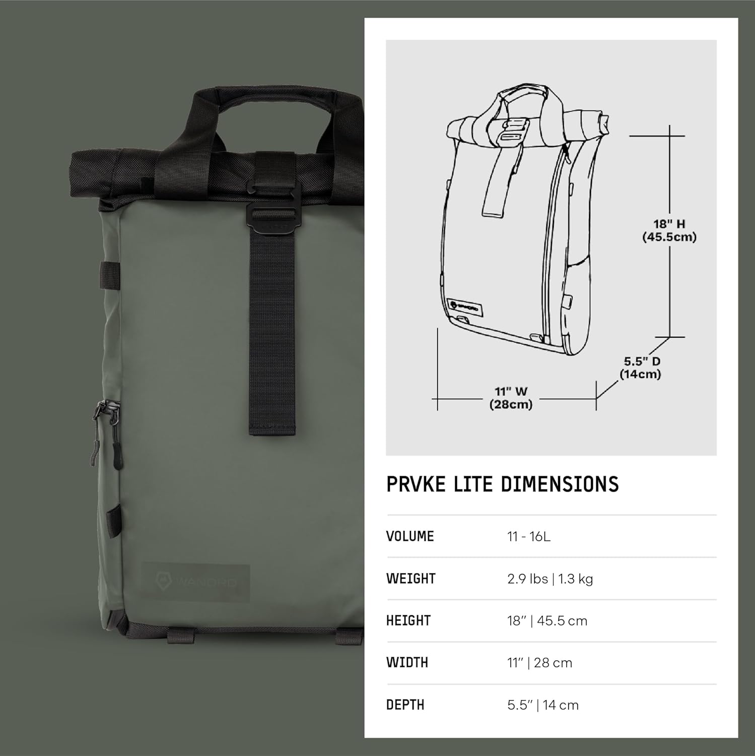 WANDRD PRVKE Lite: Weather-Resistant Travel & Camera Backpack with Laptop Sleeve, Quick Side Access, Clamshell Opening – Ideal Photography & Travel Bag - Image 9